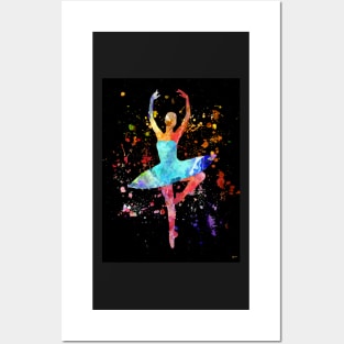 Ballerina Blacky Black Posters and Art